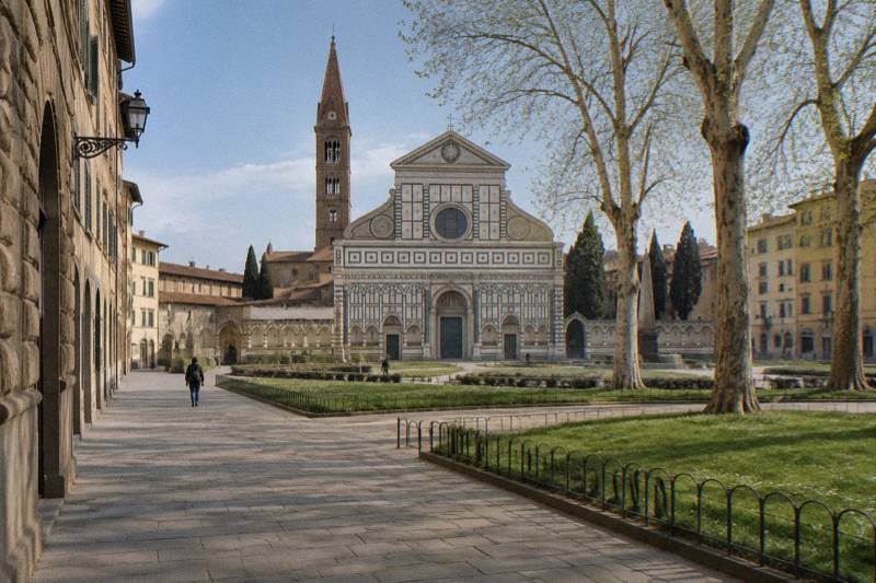 Duomo To Santa Croce Route Walk